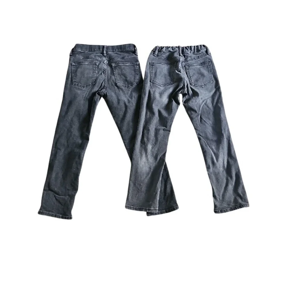 Old Navy Karate Slim Built-In Flex Faded Black Jeans Size 8 Kids Bundle of 2